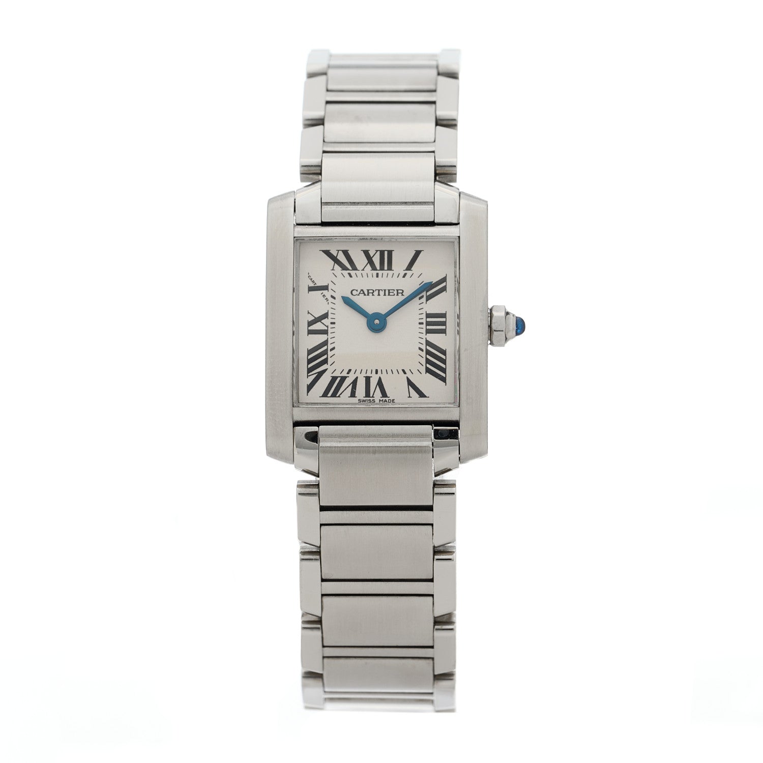 Cartier Stainless Steel 20mm Tank Francaise Quartz Watch 1 of 4