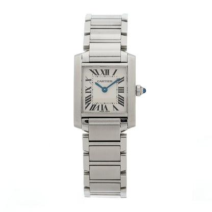 Cartier Stainless Steel 20mm Tank Francaise Quartz Watch 1 of 4