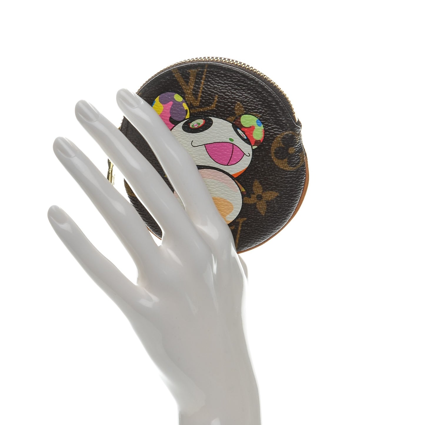 Monogram Panda Round Coin Purse