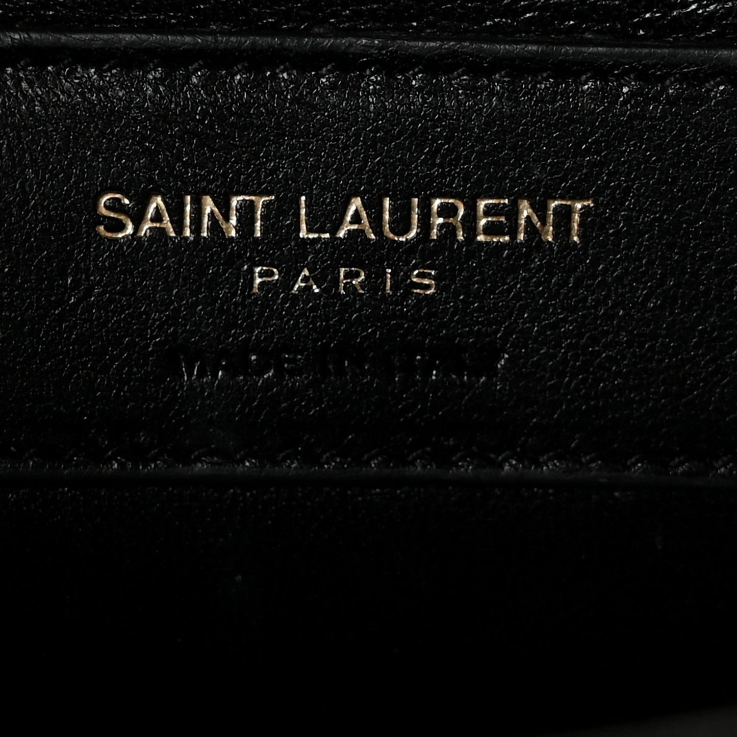 Grain De Poudre Monogram Cassandre Clutch Black