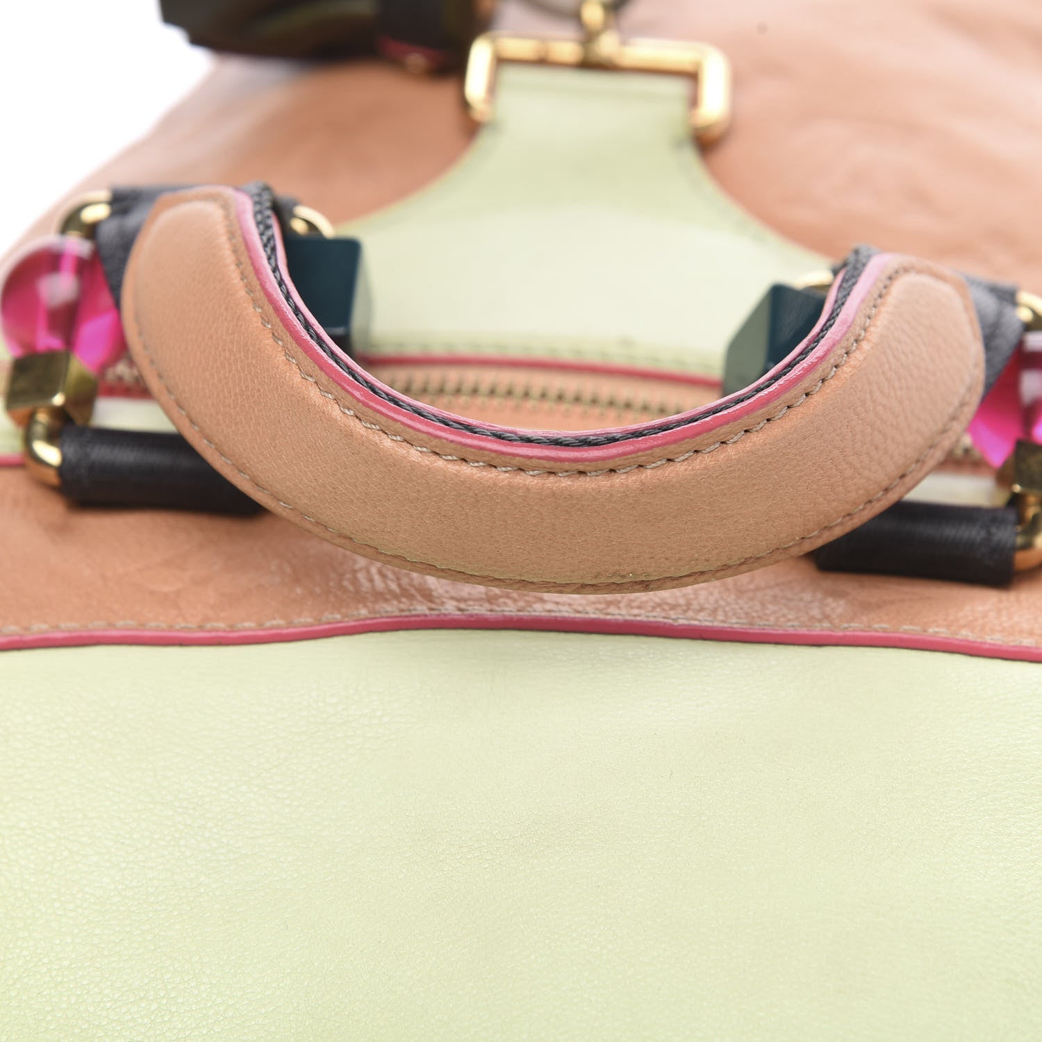 Louis Vuitton Monogram Goatskin Underground Duffle Bag Rose 10 of 15