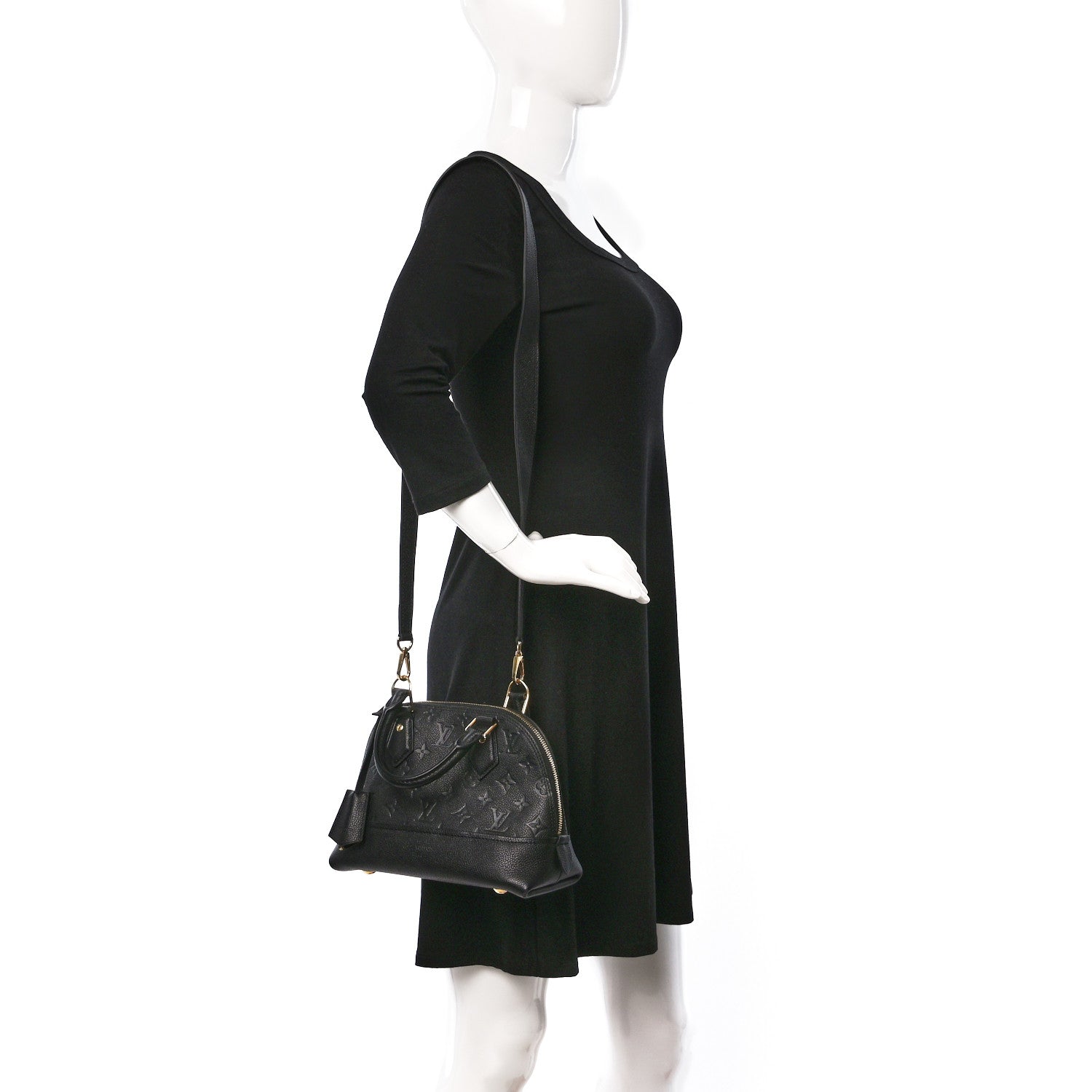 Louis Vuitton Empreinte Neo Alma BB Black 2 of 10