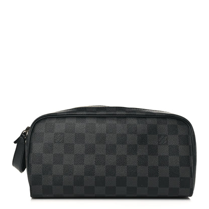 Louis Vuitton Damier Graphite Dopp Kit Toilet Pouch 1 of 9
