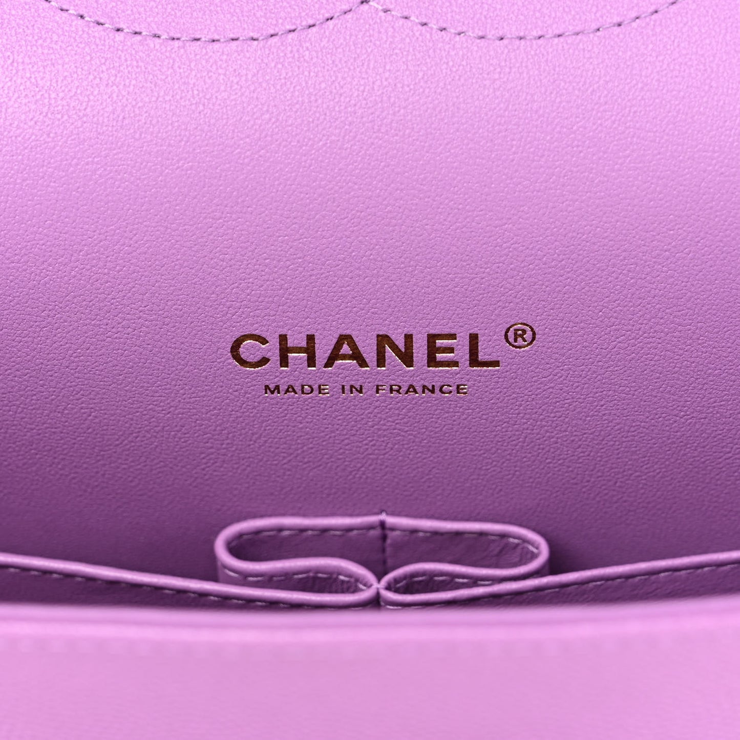 Caviar Quilted Maxi Double Flap Purple
