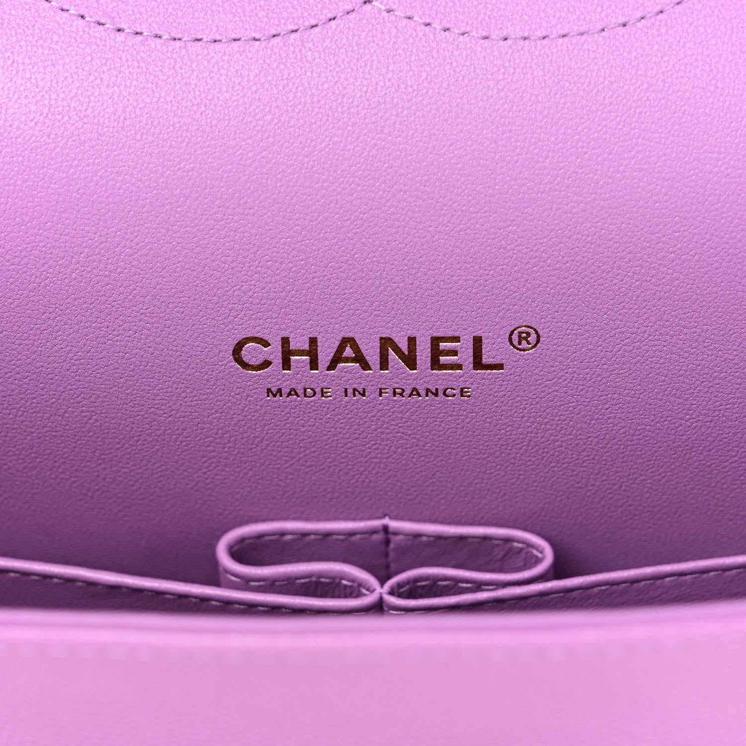 Chanel Caviar Quilted Maxi Double Flap Purple 5 of 9