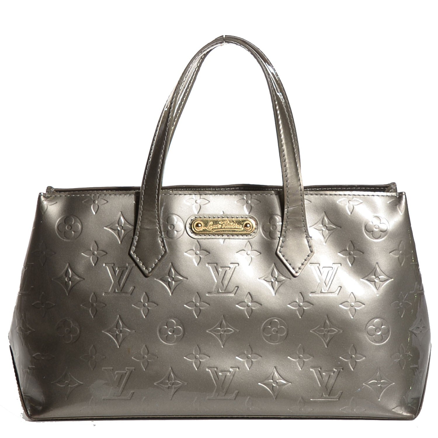 Louis Vuitton Vernis Wilshire PM Gris Art Deco 1 of 7