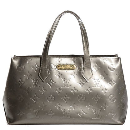 Louis Vuitton Vernis Wilshire PM Gris Art Deco 1 of 7