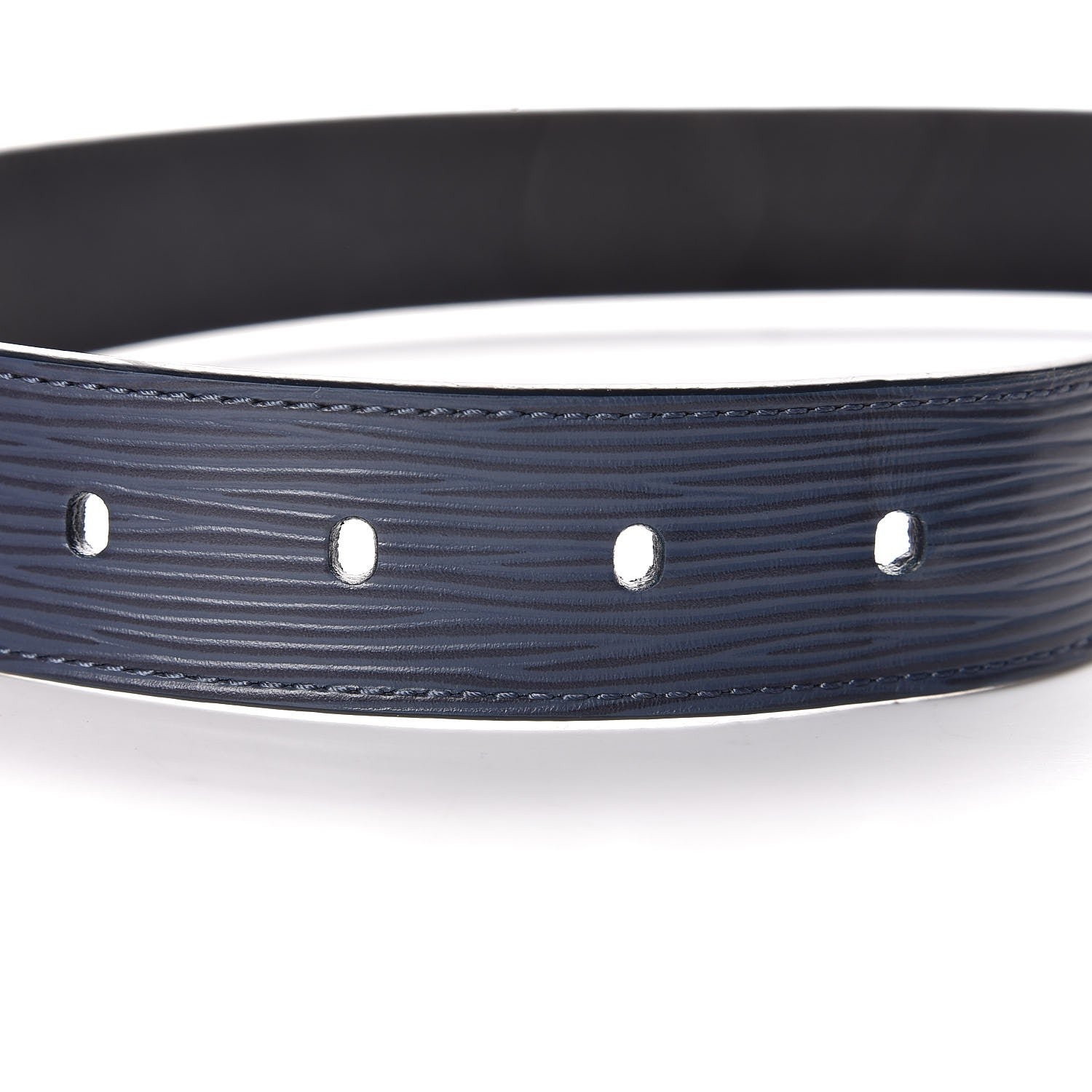 Louis Vuitton Epi 30mm Belt 100 40 Indigo 8 of 8