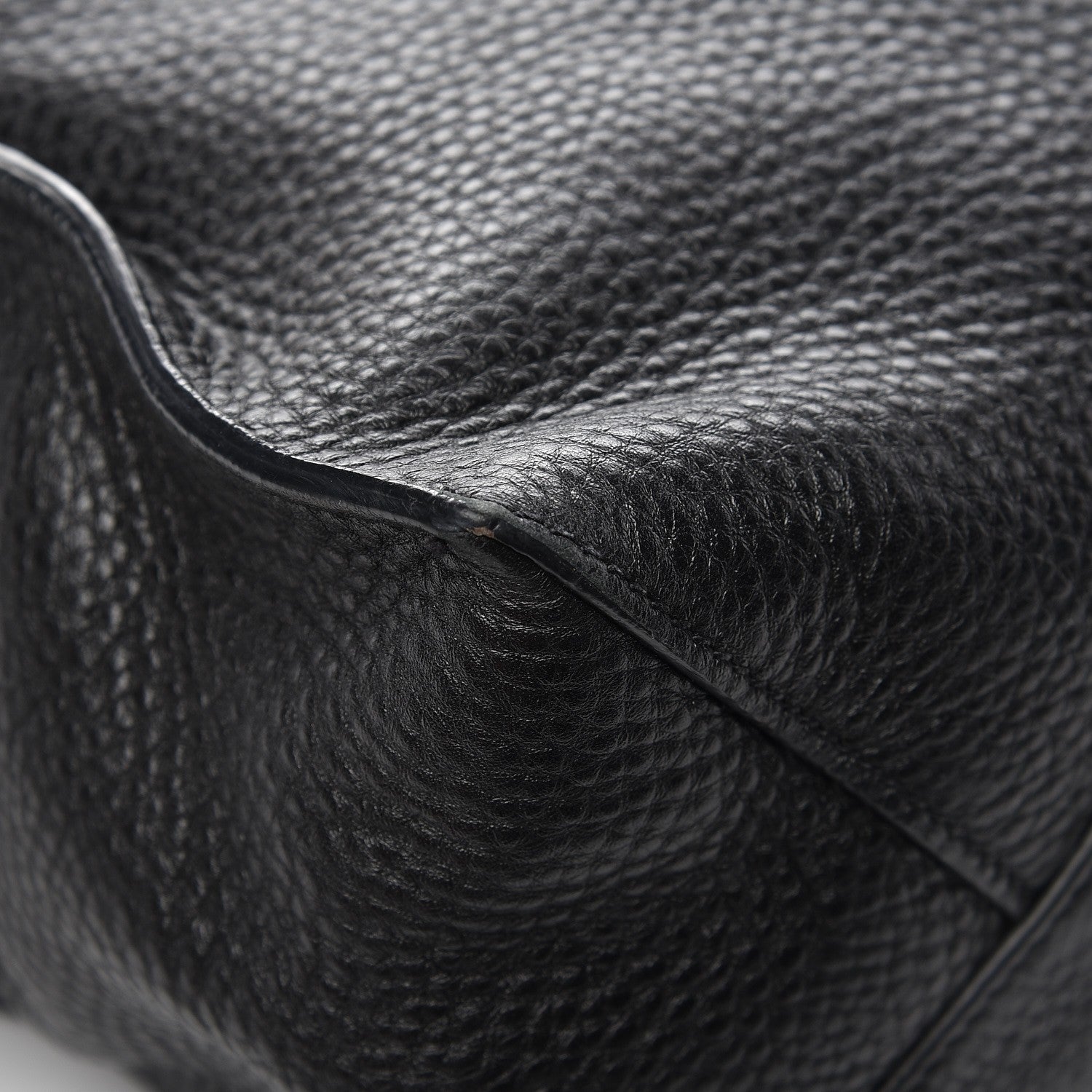 Miu Miu Vitello Daino Tote Nero Black Caramel 19 of 20