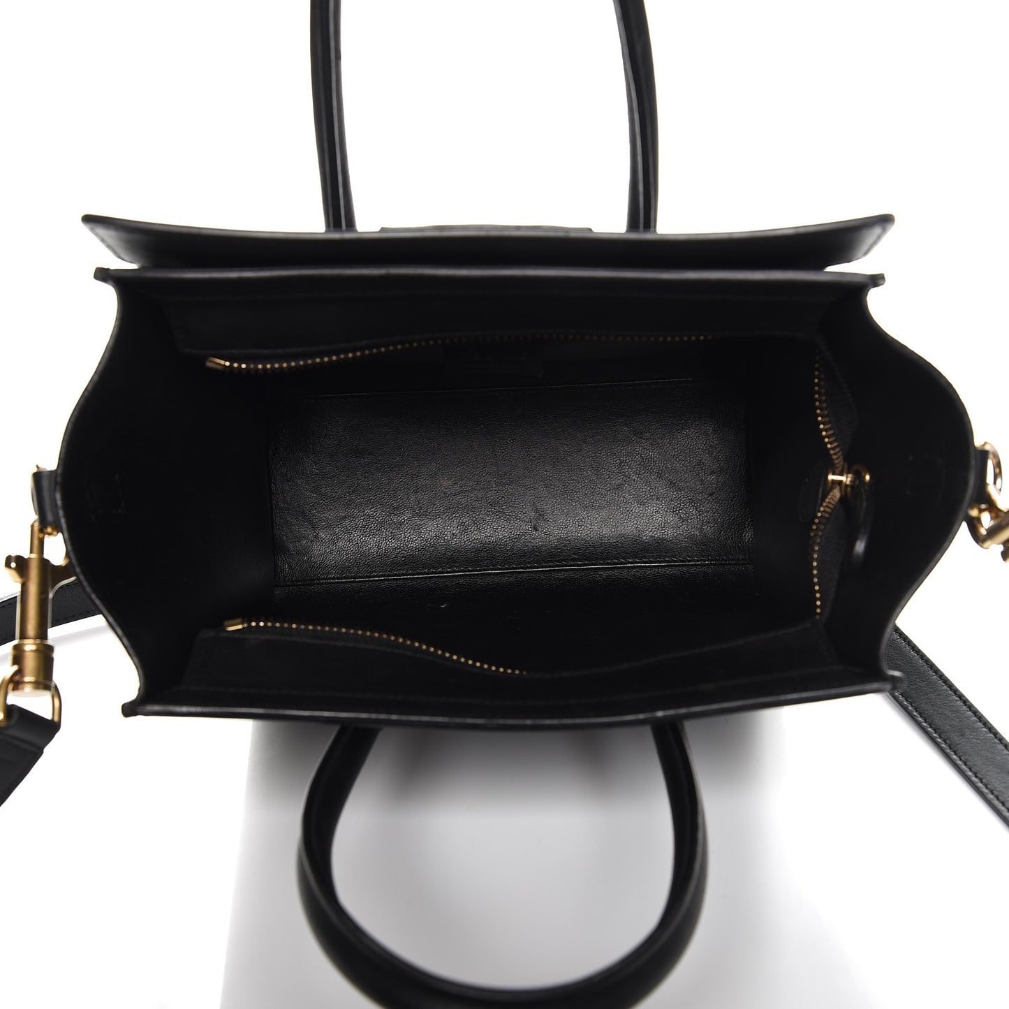 Smooth Calfskin Nano Luggage Black