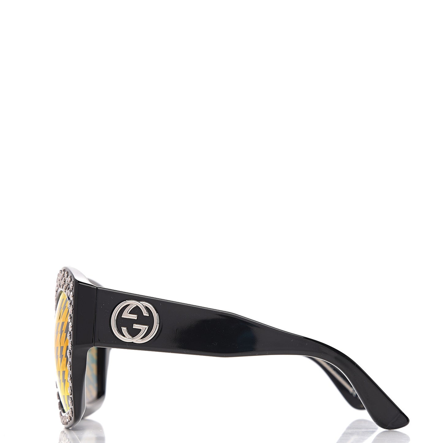 Square Frame Star Sunglasses GG3870S Black