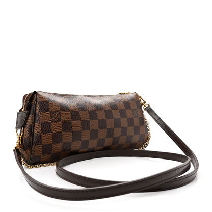 Louis Vuitton Damier Ebene Eva Clutch 3 of 9