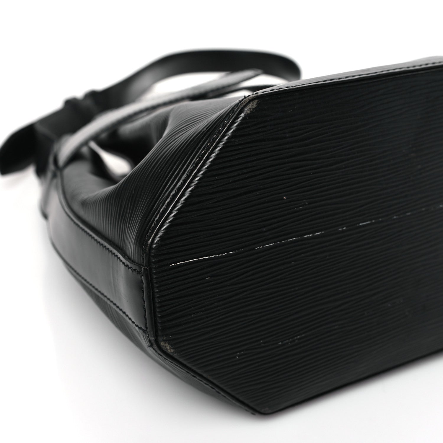 Louis Vuitton Epi Sac D'Epaule GM Black Black 7 of 9