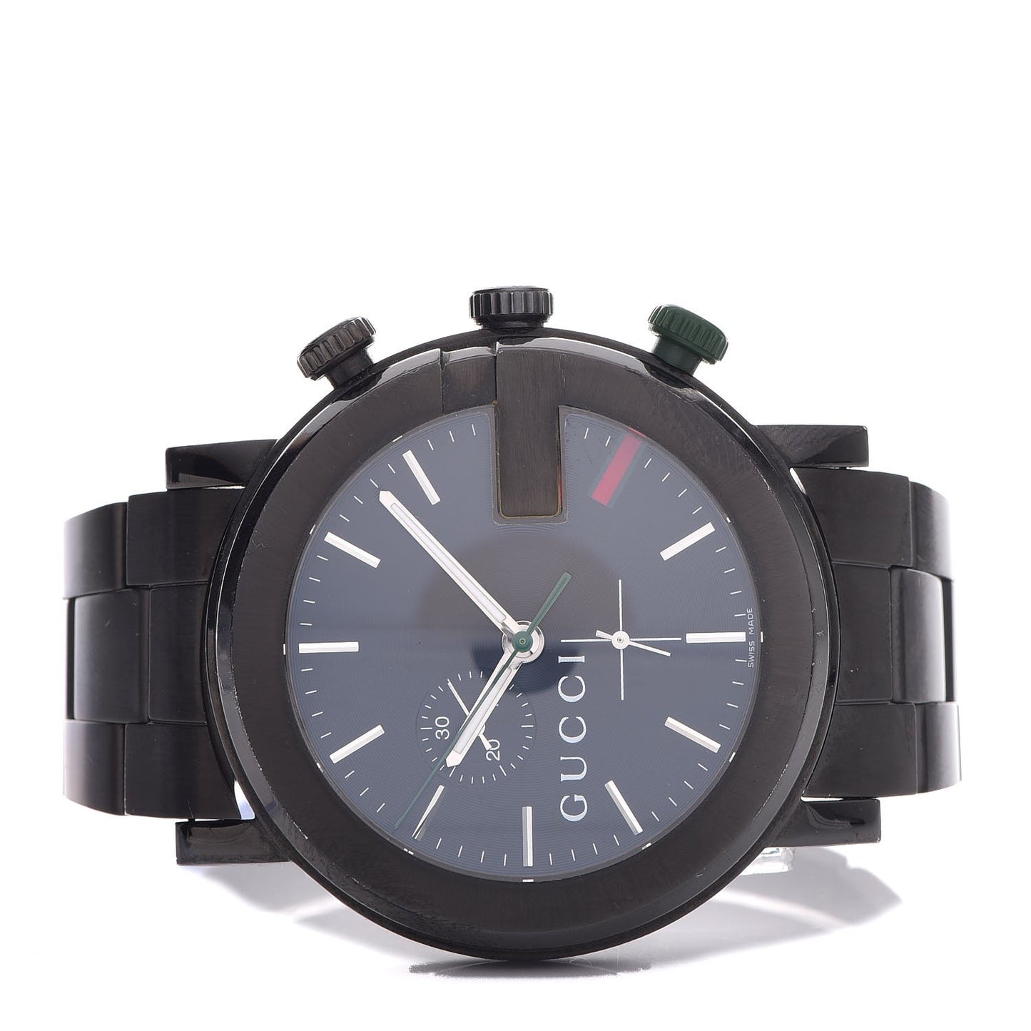 PVD Stainless Steel 44mm 101M G-Chrono Quartz Watch Black