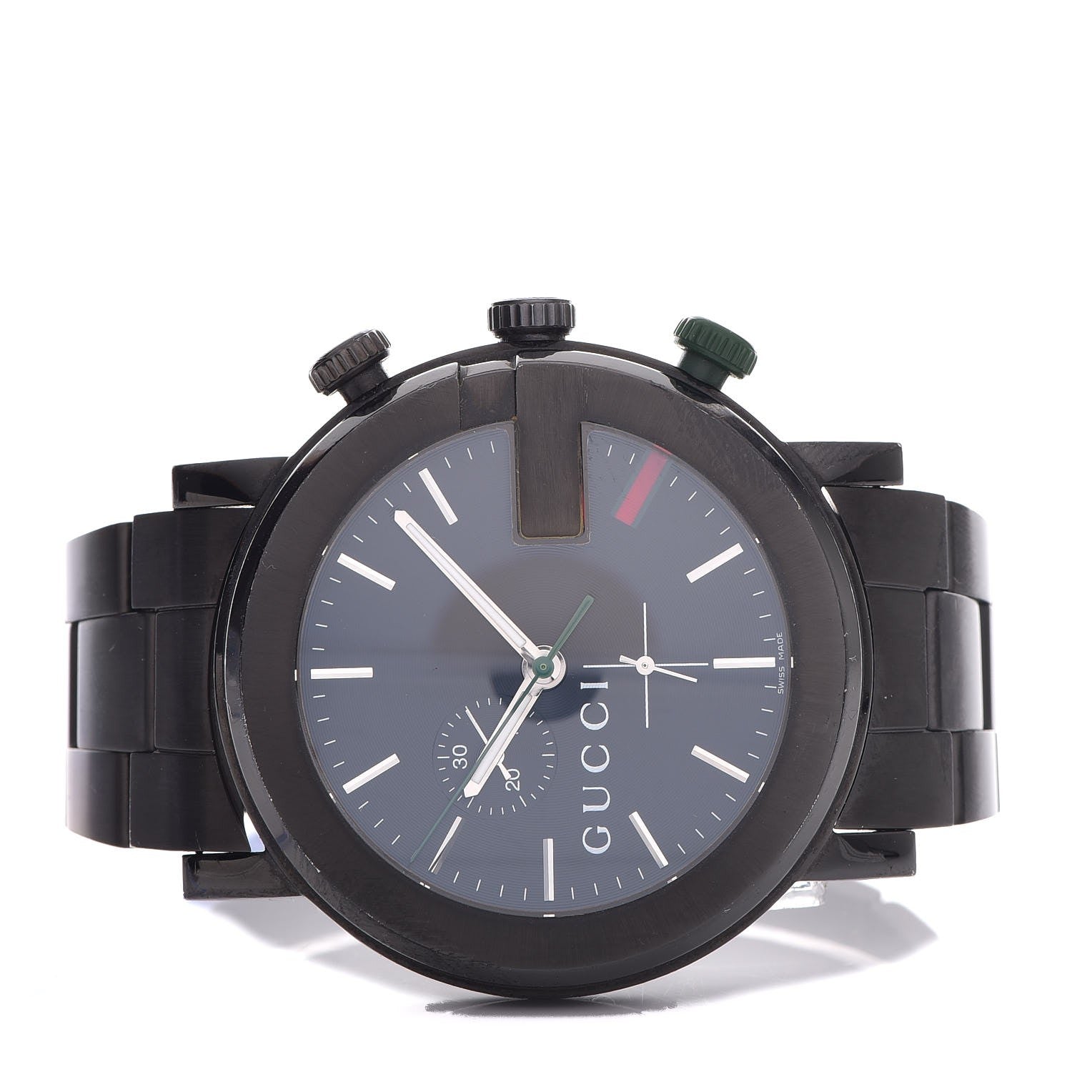 Gucci PVD Stainless Steel 44mm 101M G-Chrono Quartz Watch Black 3 of 10