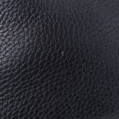 Valentino Garavani Pebbled Calfskin Onyx Mini Rockstud Rolling Tote Black 5 of 7