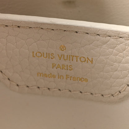 Louis Vuitton Taurillon Capucines BB Blanc Casse 6 of 9