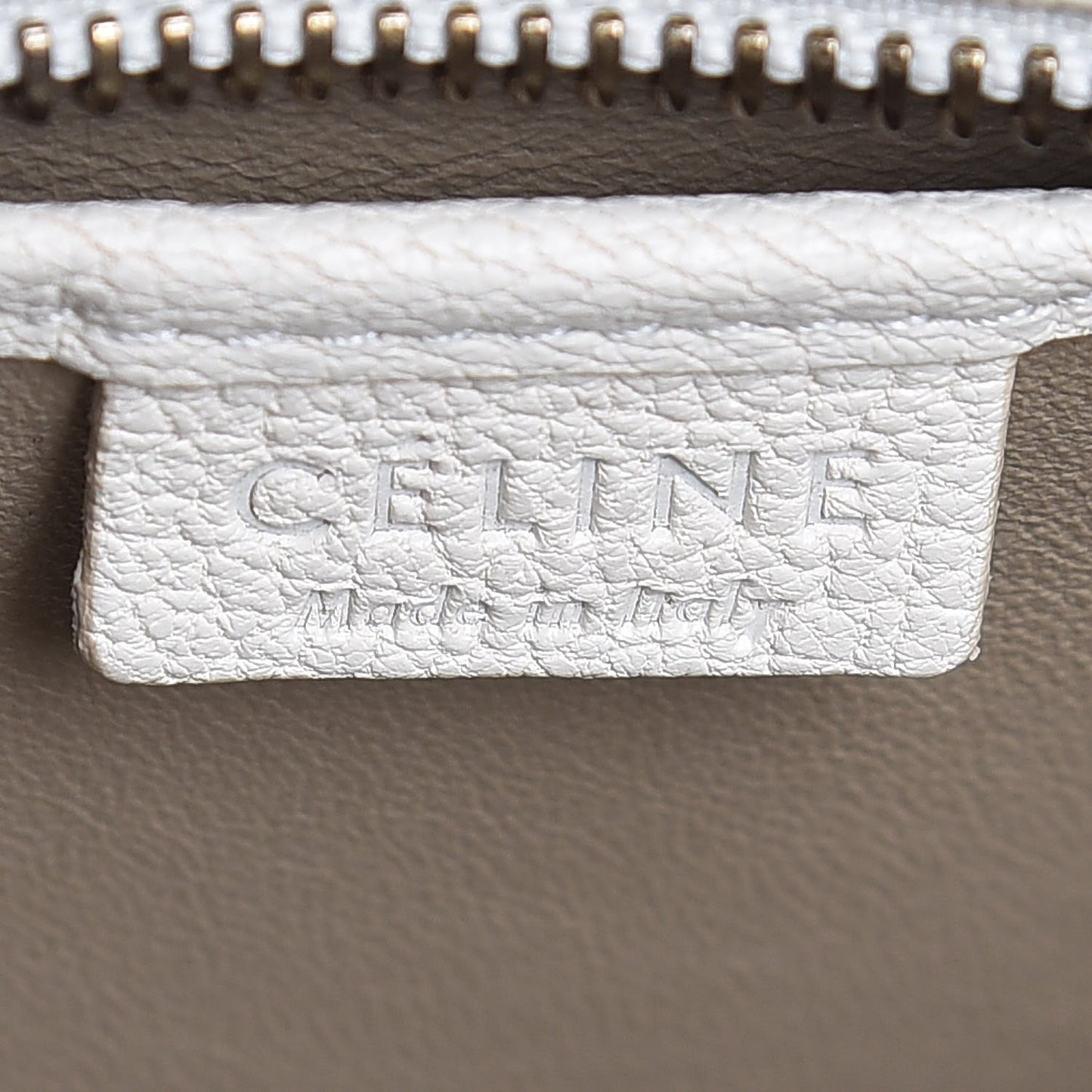 Goatskin Nano Luggage White