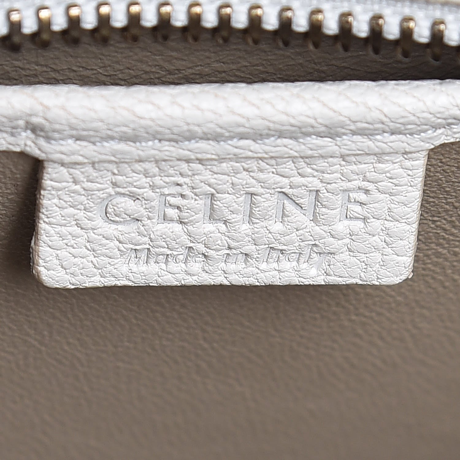 Celine Goatskin Nano Luggage White 7 of 9