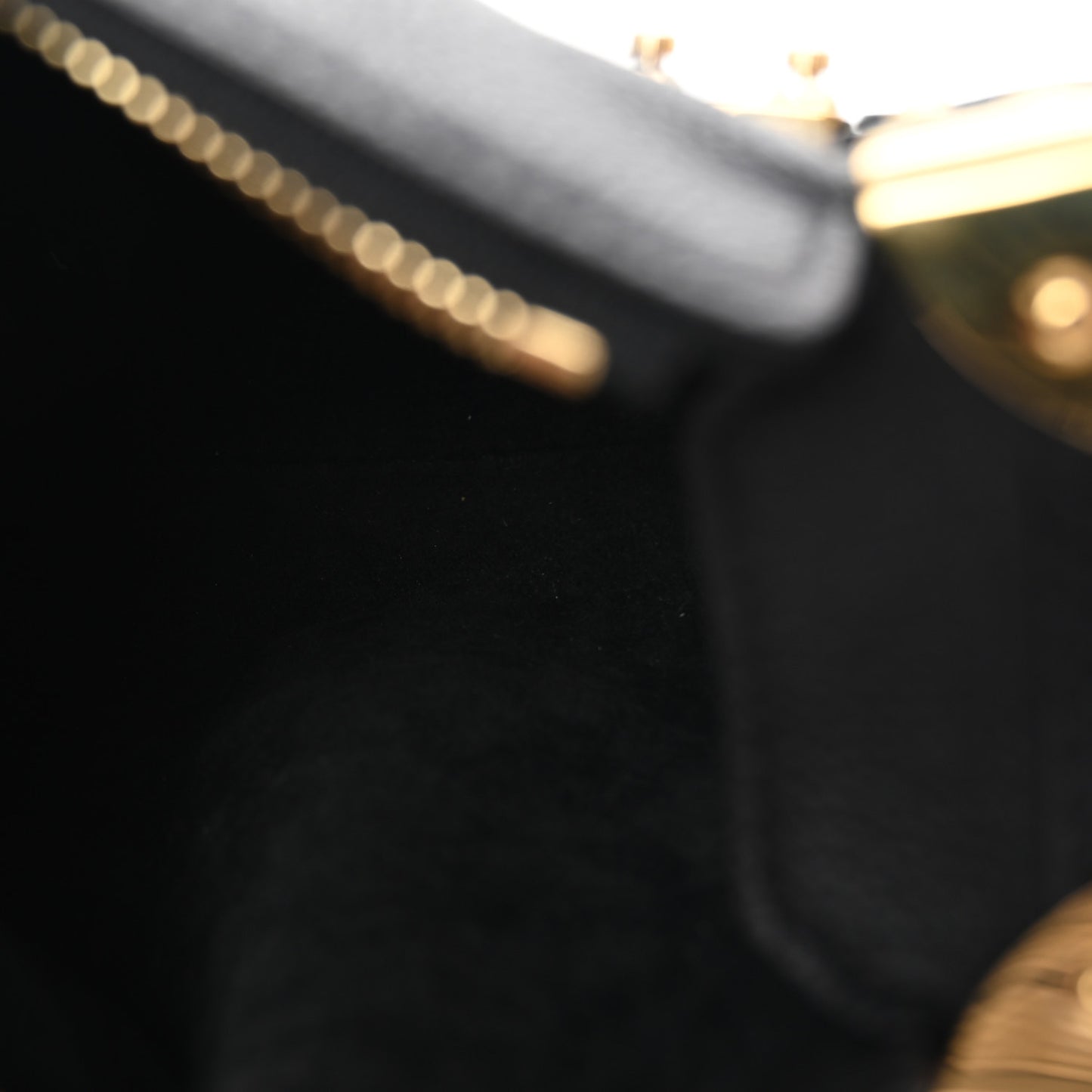 Grained Calfskin Side Trunk PM Black