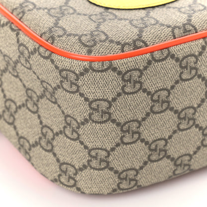 Gucci GG Supreme Monogram Kids Hedgehog Backpack Ebony Multicolor 7 of 9