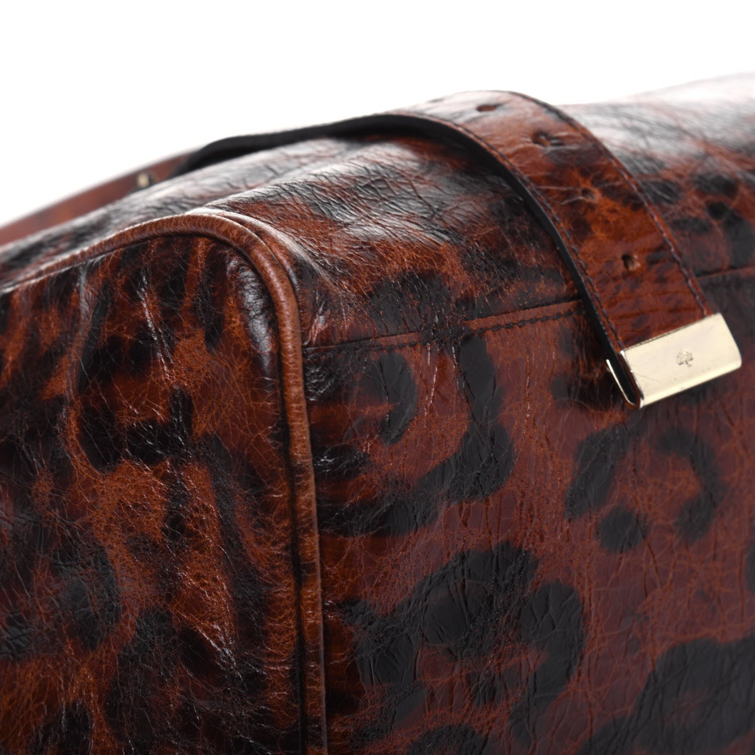 Mulberry Shiny Leopard Oversized Alexa Dark Oak 14 of 24