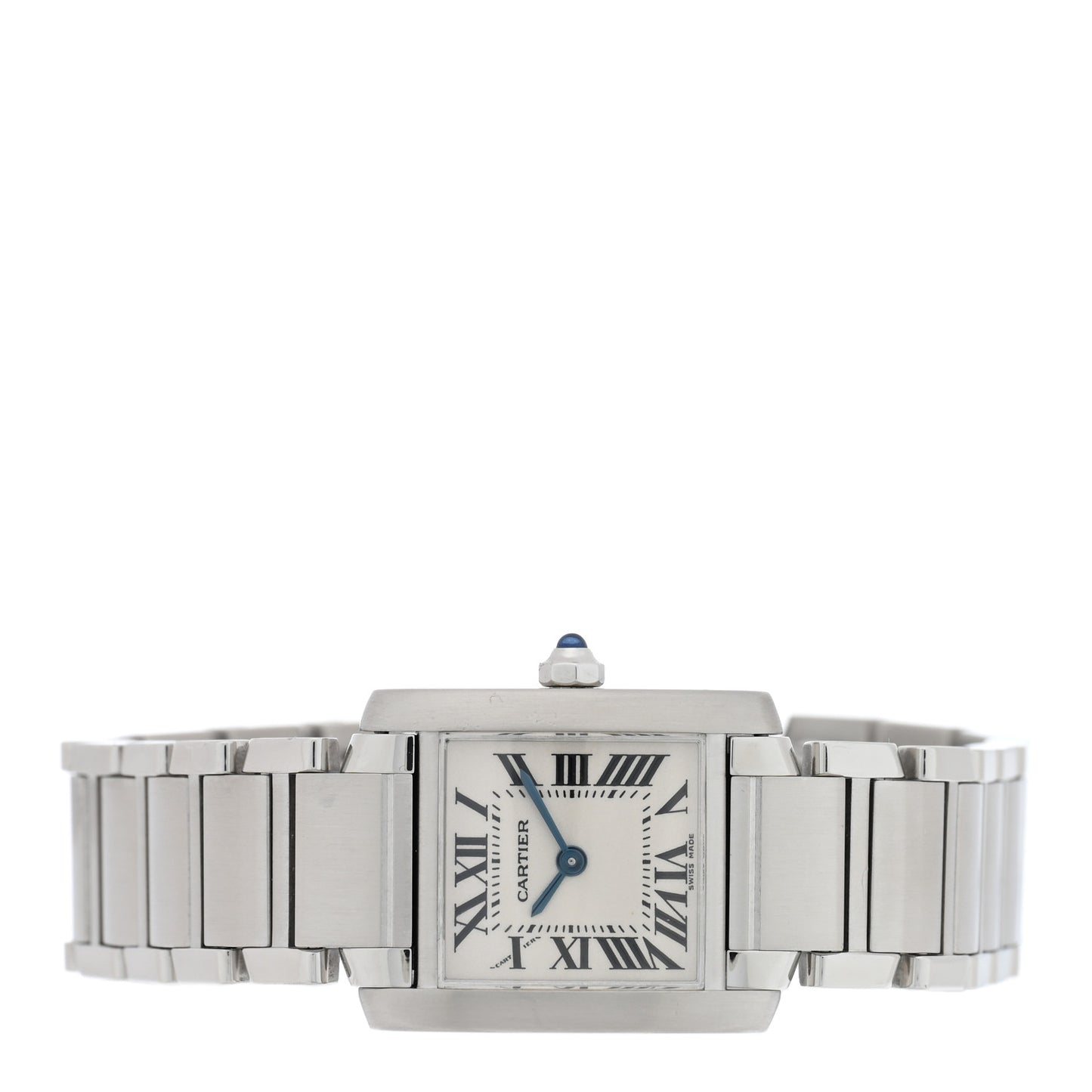 Stainless Steel 20mm Tank Francaise Quartz Watch