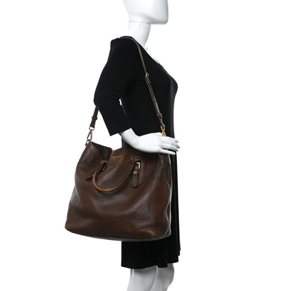 Prada Deerskin Tote Bruciato 3 of 21