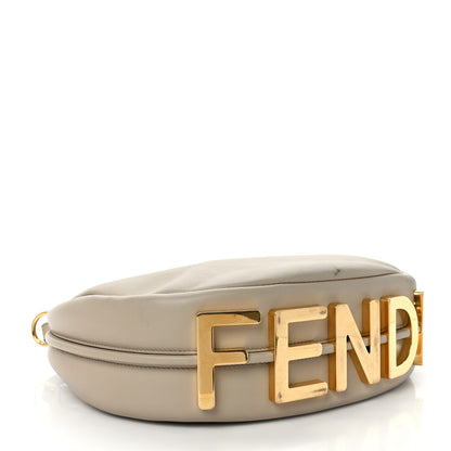 Fendi Vitello Grace Matte Small Fendigraphy Hobo Bag Nuvola 4 of 10