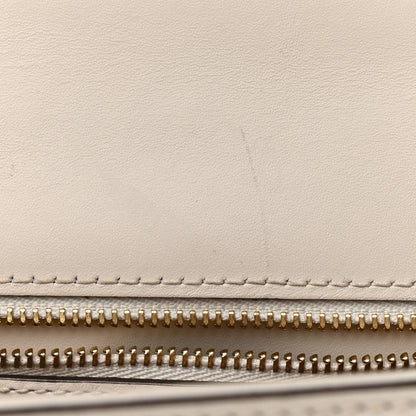 Gucci Calfskin Small Sylvie Shoulder Bag Off White 10 of 13