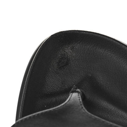 Hermes Calfskin Womens Empire Sandals 37 Black 10 of 10