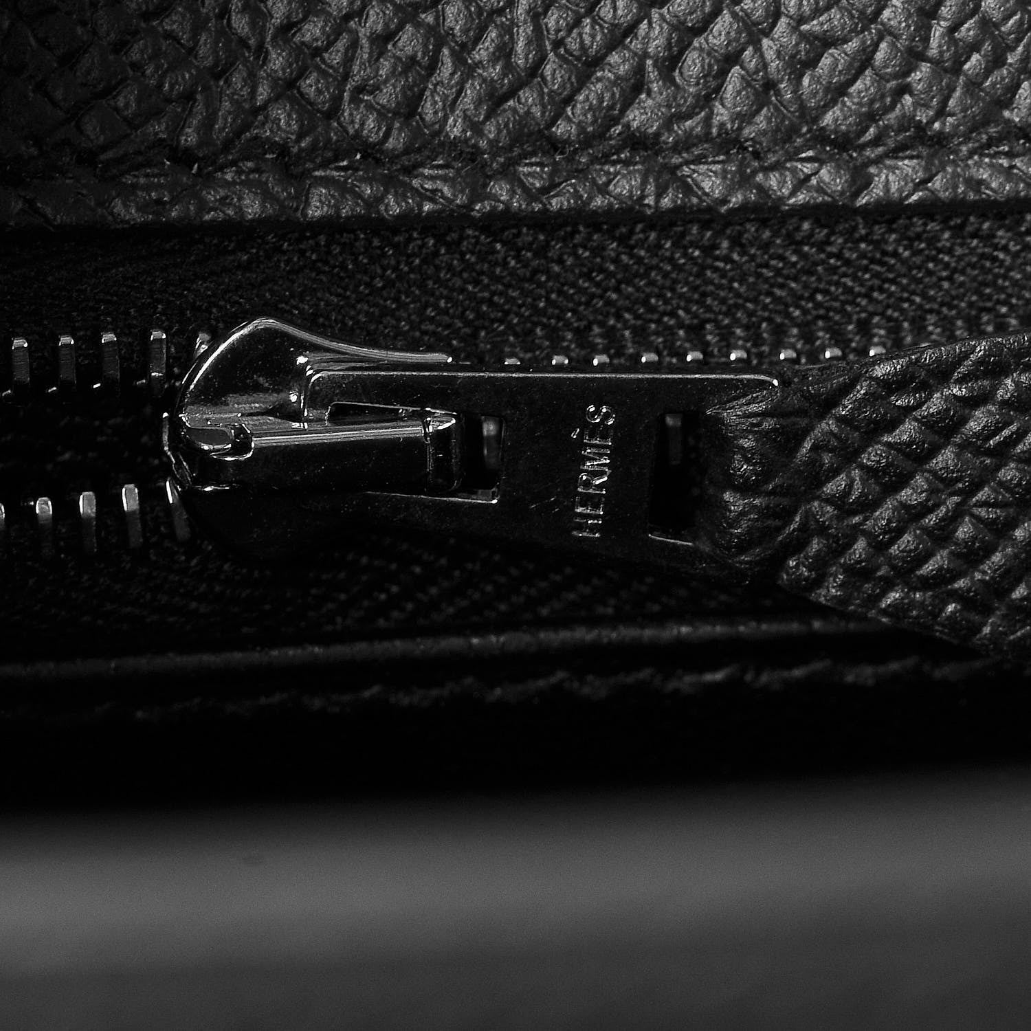 Hermes Epsom Kelly Sellier 28 Black 21 of 38