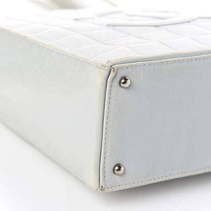 Chanel Lambskin Chocolate Bar Quilted Small Shoulder Bag Light Blue 19 of 24