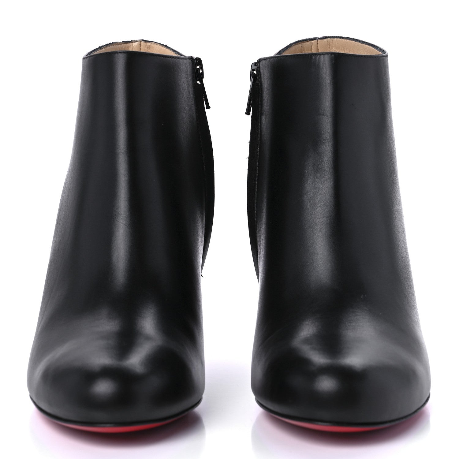 Christian Louboutin Calfskin Belle 85 Ankle Boots 41 Black 2 of 7