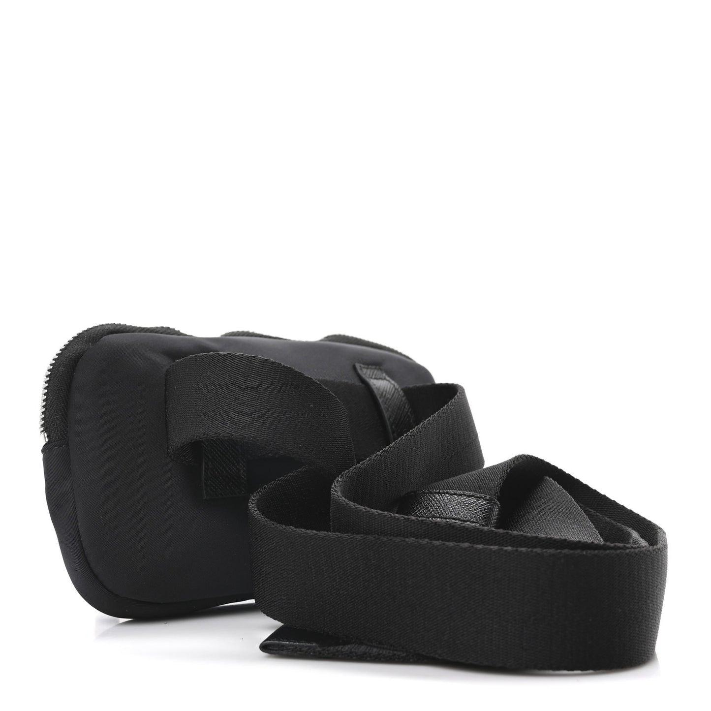 Nylon Saffiano Belt Bag Black