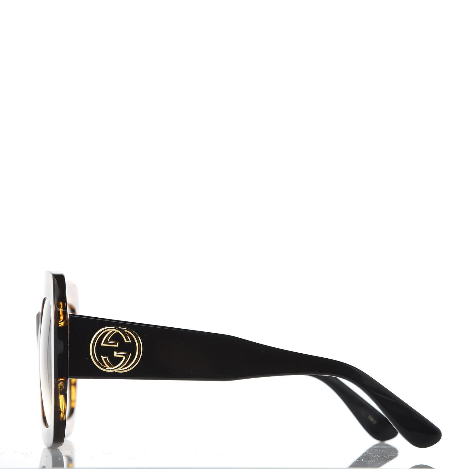 Gucci Square Frame GG0178S Sunglasses Havana 2 of 7
