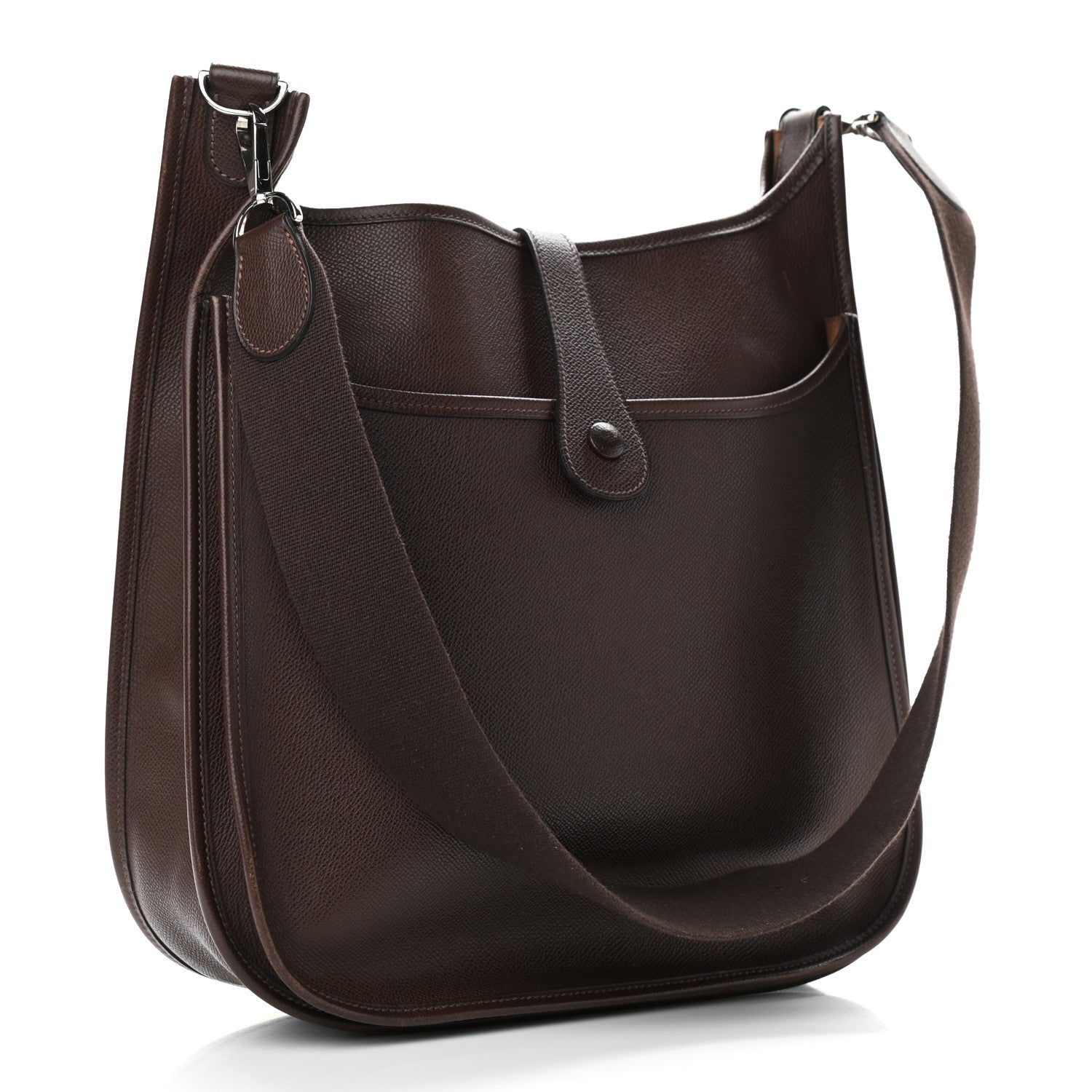 Hermes Epsom Evelyne II GM Chocolate 3 of 12