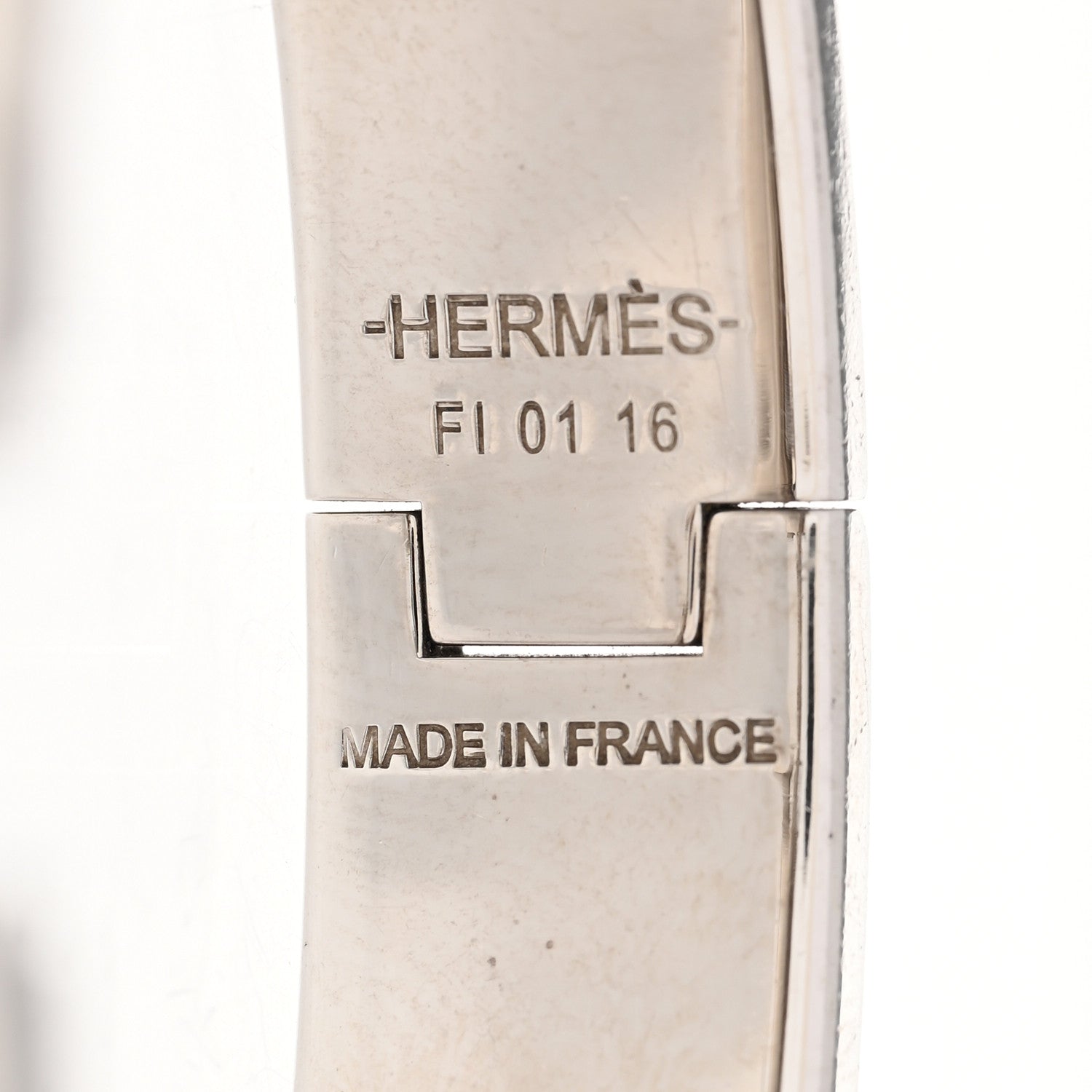 Hermes Enamel Narrow Clic Clac H Bracelet PM Black 4 of 5