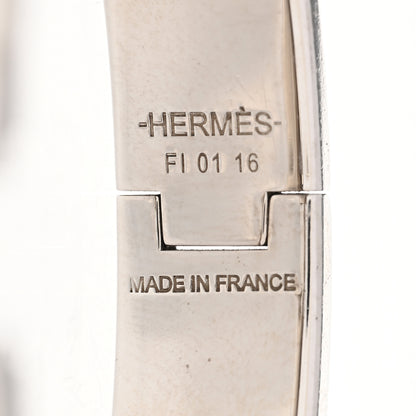 Hermes Enamel Narrow Clic Clac H Bracelet PM Black 4 of 5