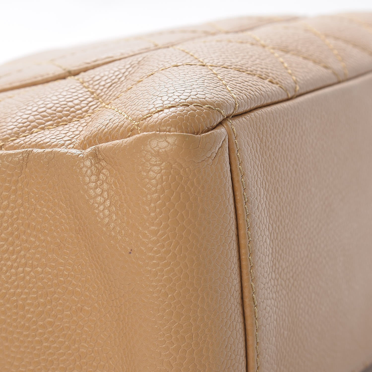 Chanel Caviar Quilted Petit Shopping Tote PST Beige 18 of 20