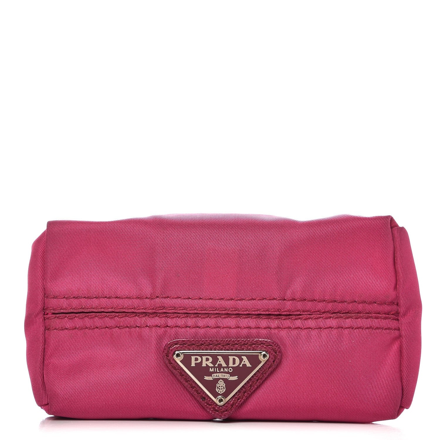 Prada Tessuto Nylon Cosmetic Pouch Bag Dalia Pink 1 of 7