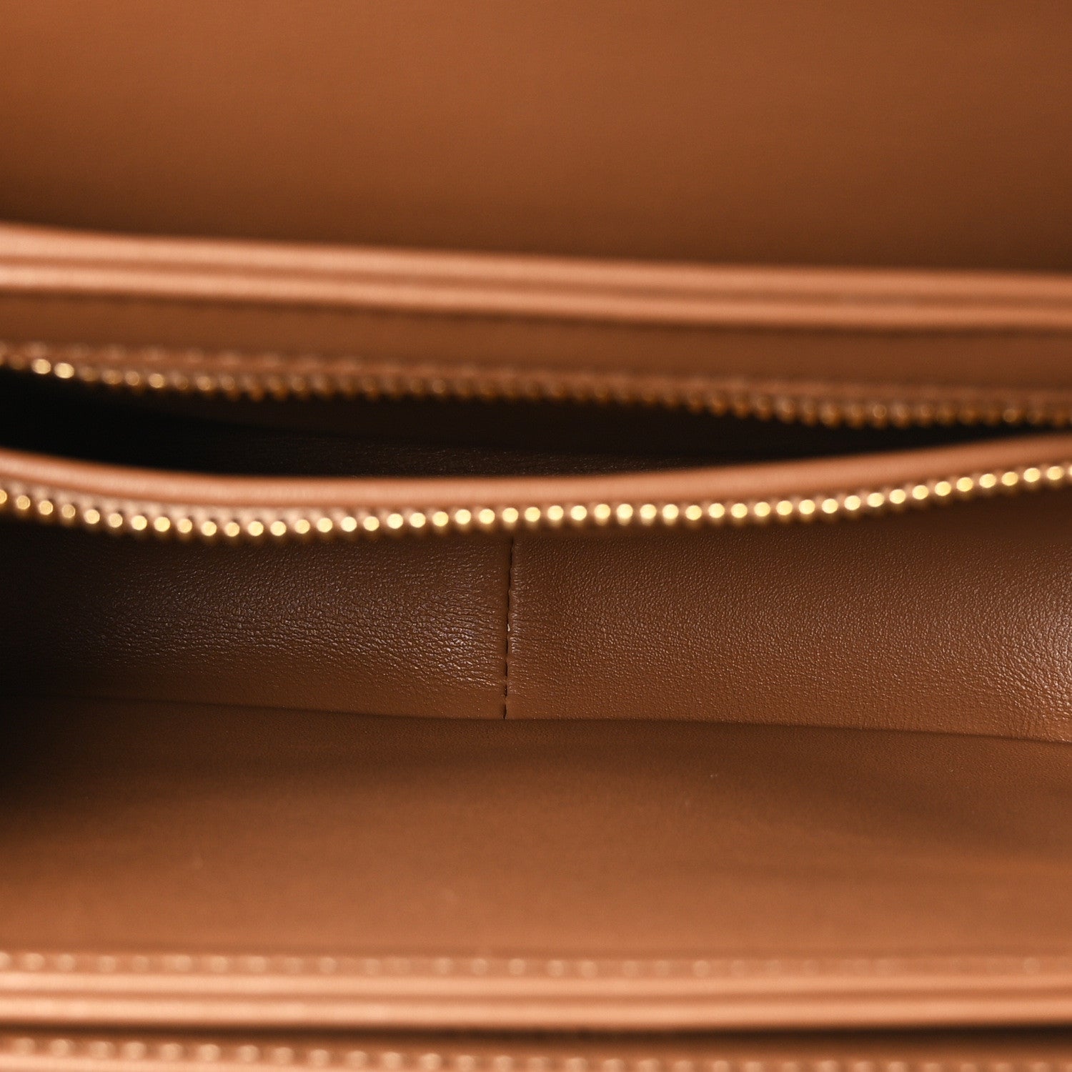 Celine Shiny Calfskin Teen Triomphe Bronze 4 of 10