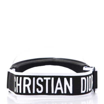 Christian Dior Mirrored DiorClub1 Sun Visor Black 7 of 10