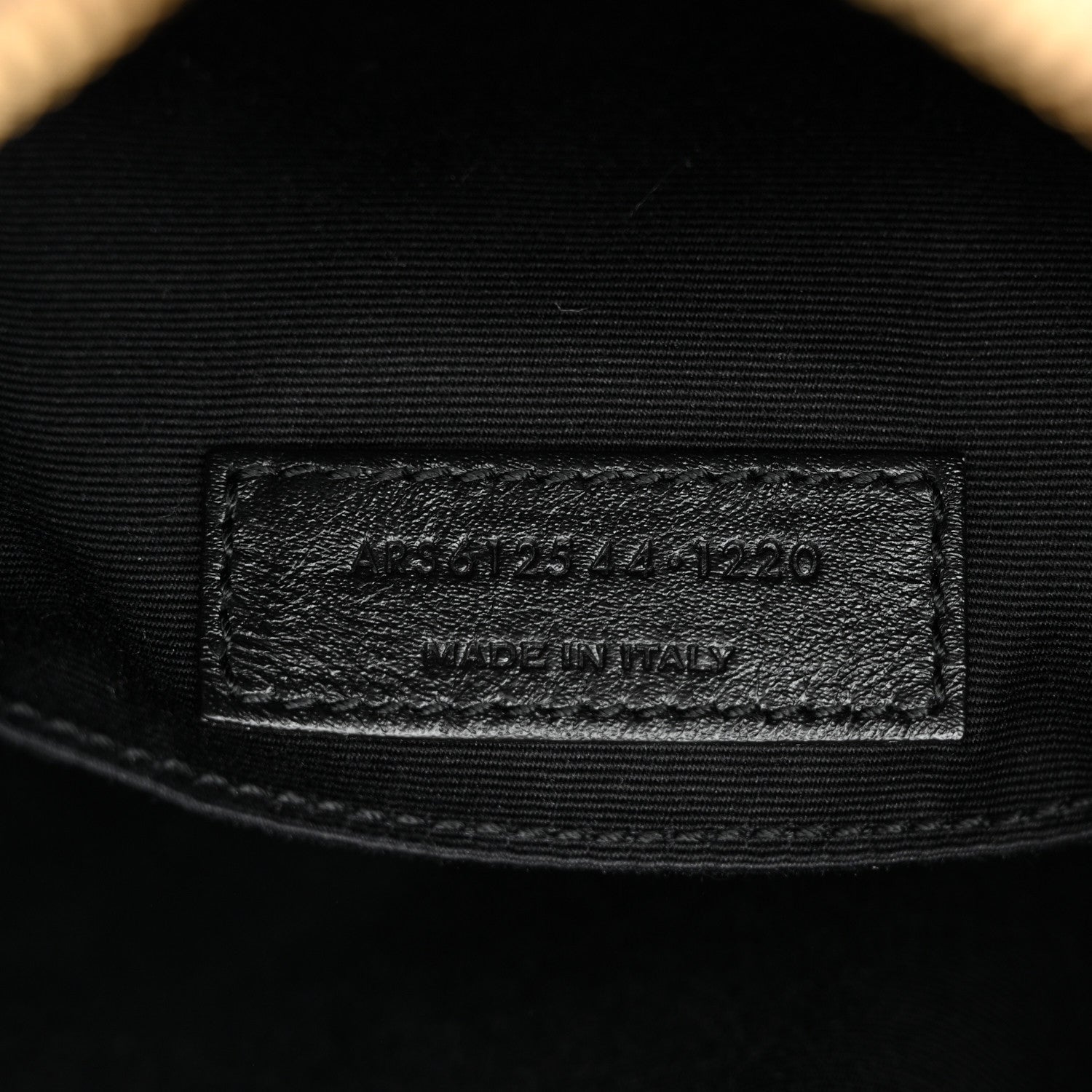 Saint Laurent Calfskin Matelasse Monogram Lou Camera Bag Dark Beige 7 of 10