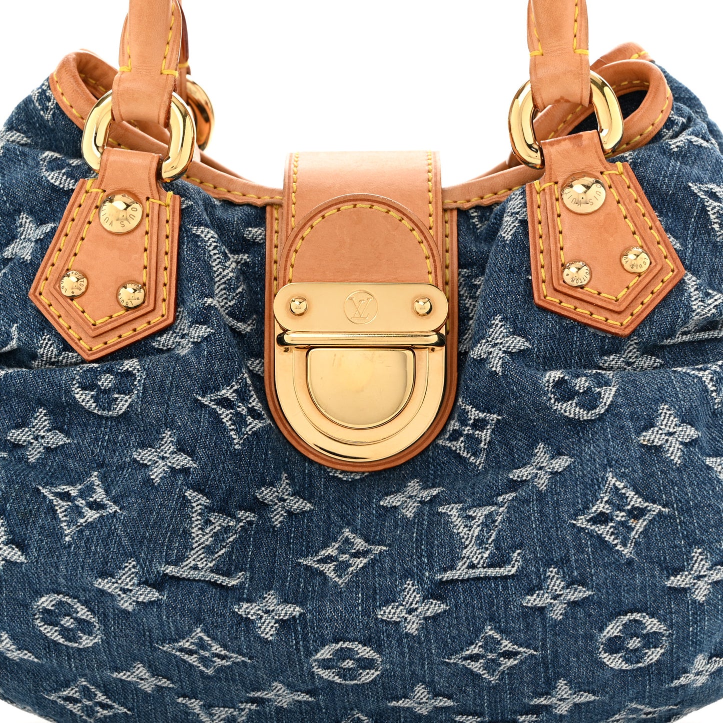 Monogram Denim Pleaty Blue