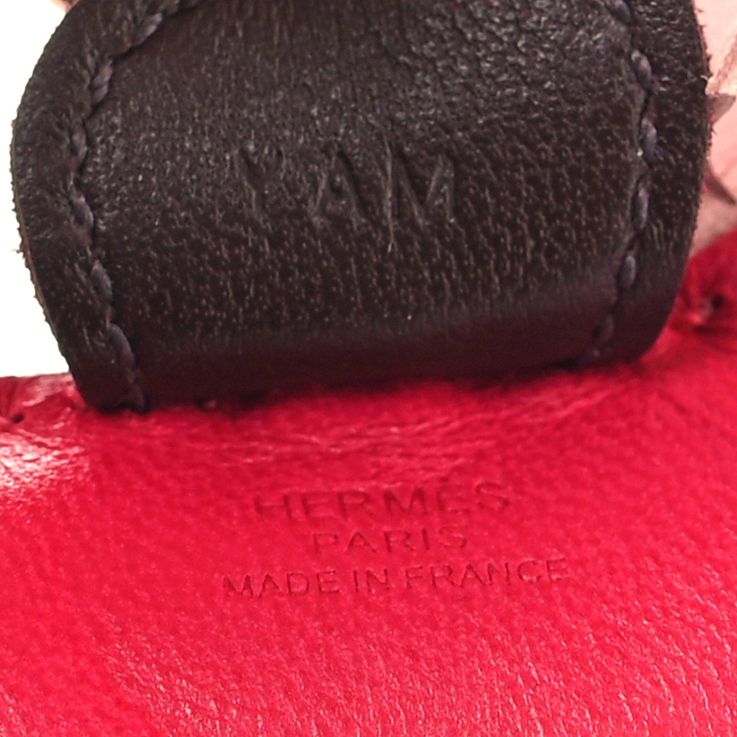 Milo Lambskin Grigri Rodeo Horse Bag Charm PM Rose Sakura Framboise Rouge Sellier