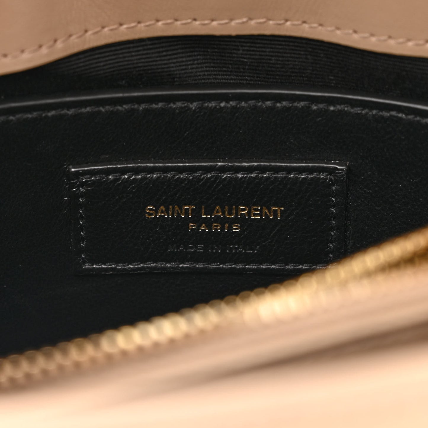 Calfskin Y Quilted Monogram Small Loulou Chain Satchel Dark Beige