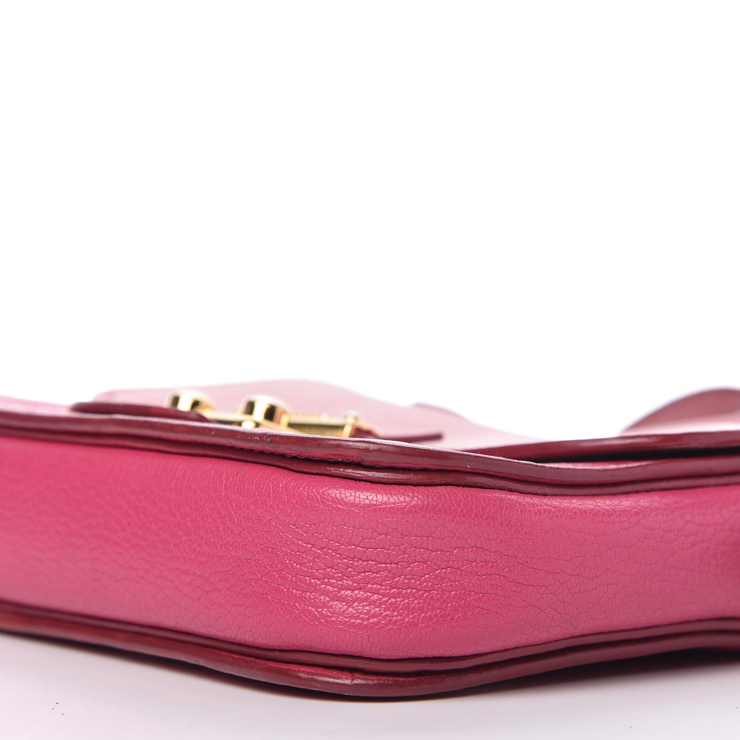 Goatskin Madras Shoulder Bag Rosa Peonia