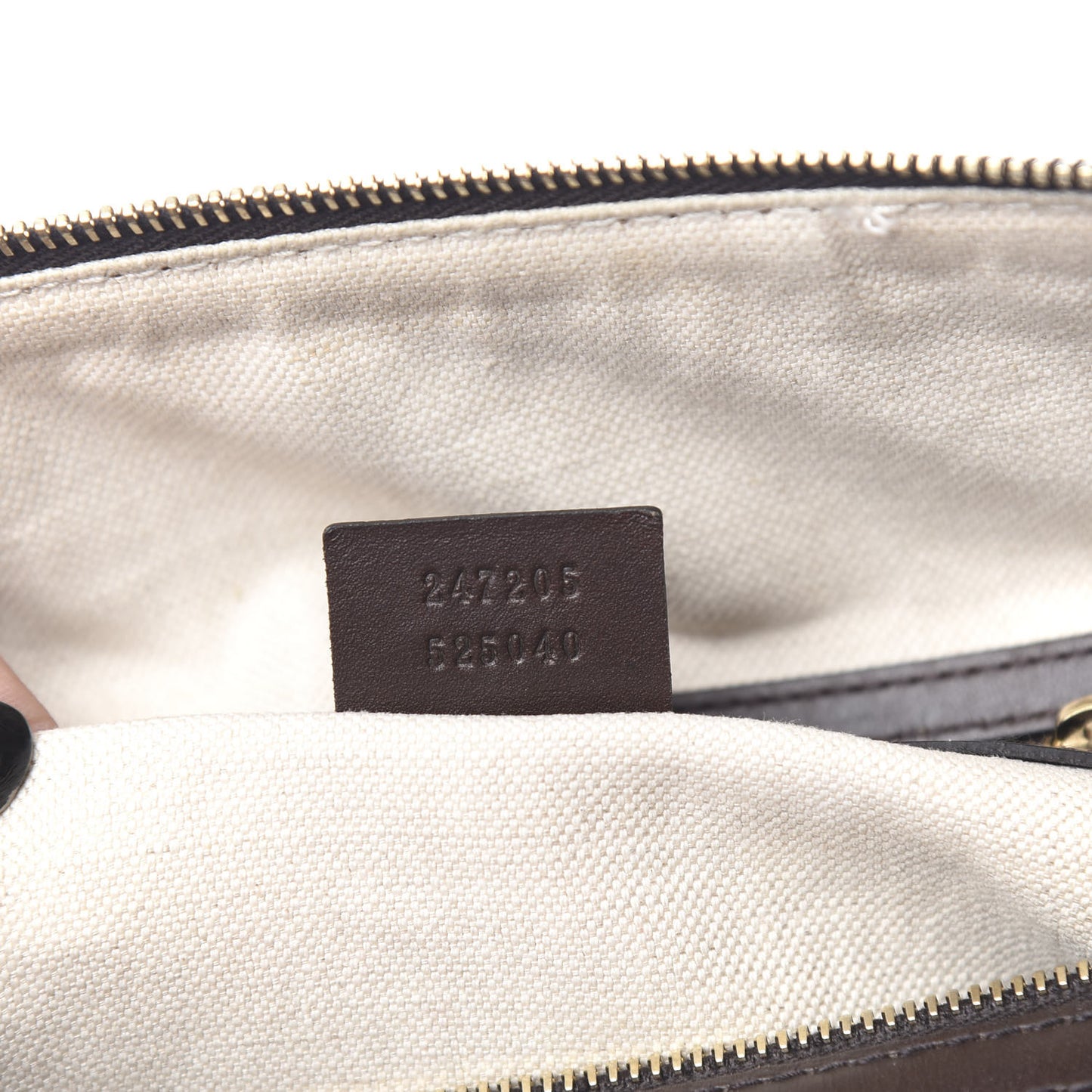 Monogram Vintage Web Medium Boston Dark Brown