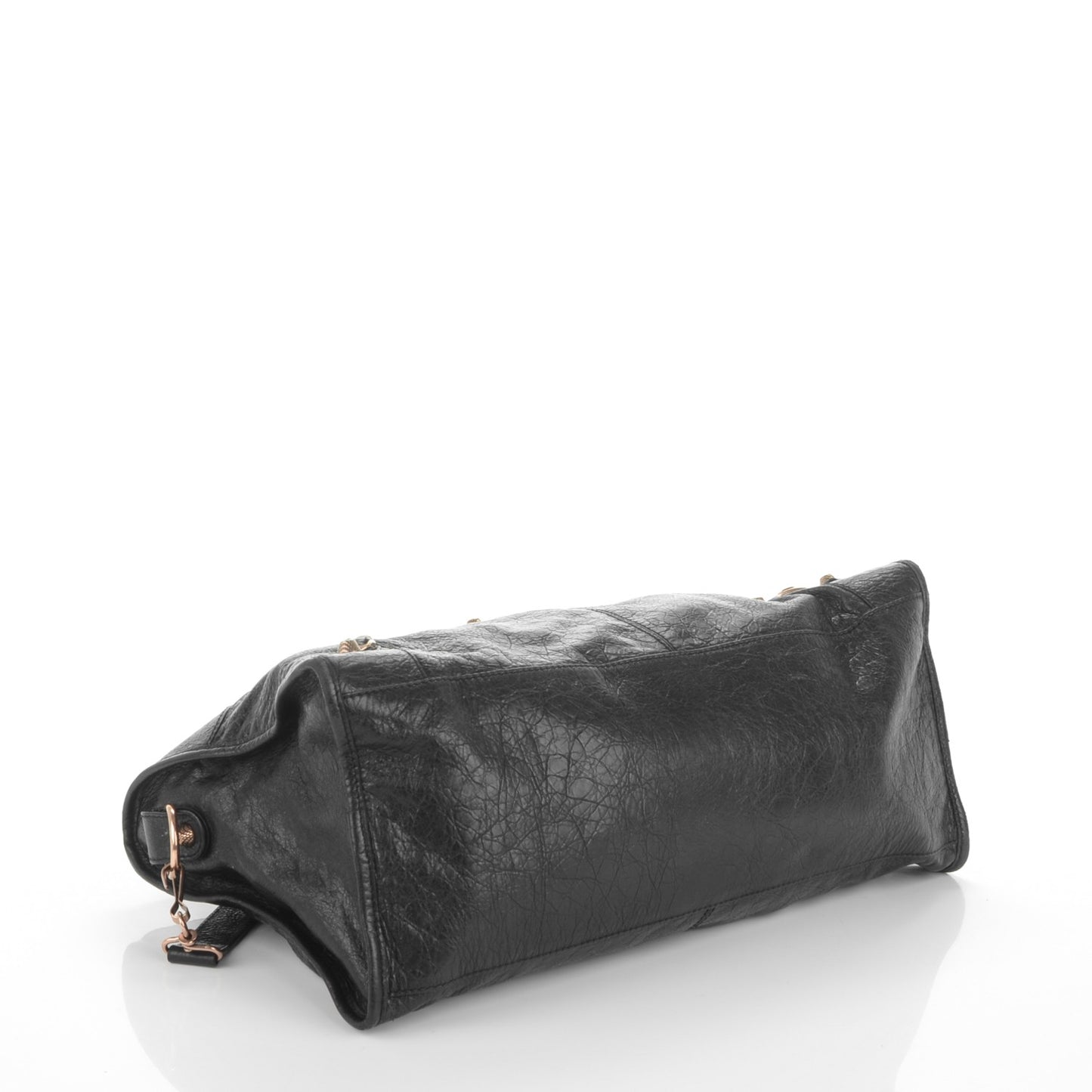 Agneau Giant 12 Rose Gold Hardware Part Time Black
